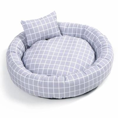 ขายส่งรอบนุ่มอบอุ่นสัตว์เลี้ยงเตียงกับหมอนโดนัท Cuddler แมวสุนัขเตียงสัตว์เลี้ยงเตียงหรูหรากับด้านล่างกันลื่น