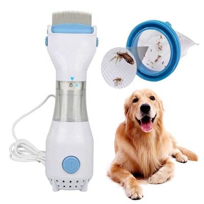 Cat Dog Electric Flea Remover หวี Pet Flea Lice Cleaner and Grooming Comb