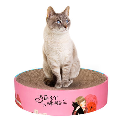 2 In1 Durable Round Cat Scratcher Bed Pad &amp; Lounge 1000g