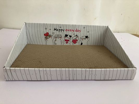 เตียงขูดกระดาษลูกฟูกแมวรีไซเคิล 700g สำหรับการเล่นที่ผ่อนคลาย