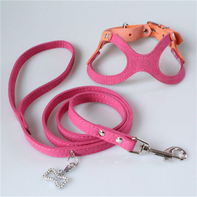 Hallupets Soft Mesh เบาะปลอกคอ Leash Harness Set Dog Chest และ Back Traction