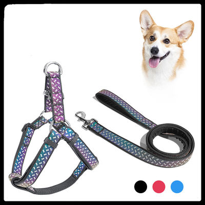 สายจูงสุนัข Pet Dog Collars Soft Neoprene Pet อุปกรณ์เสริมสะท้อนแสงพิเศษ Pet Harness Leash Set