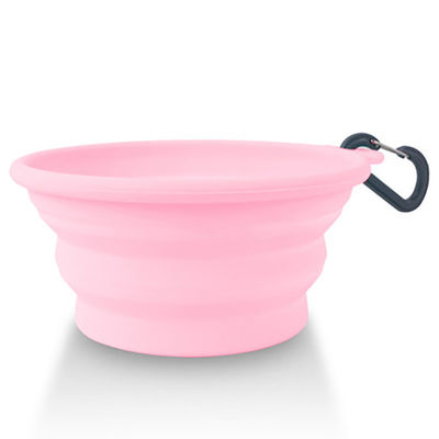 ชามใส่น้ำซิลิโคนกลางแจ้งสำหรับสุนัข Cat Dog Food And Water Bowl
