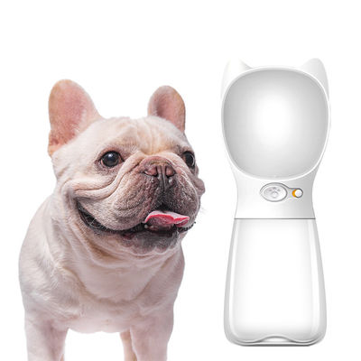 ขวดน้ำสัตว์เลี้ยงแบบพกพาขนาด 480 มล. สำหรับสุนัข Bulldog