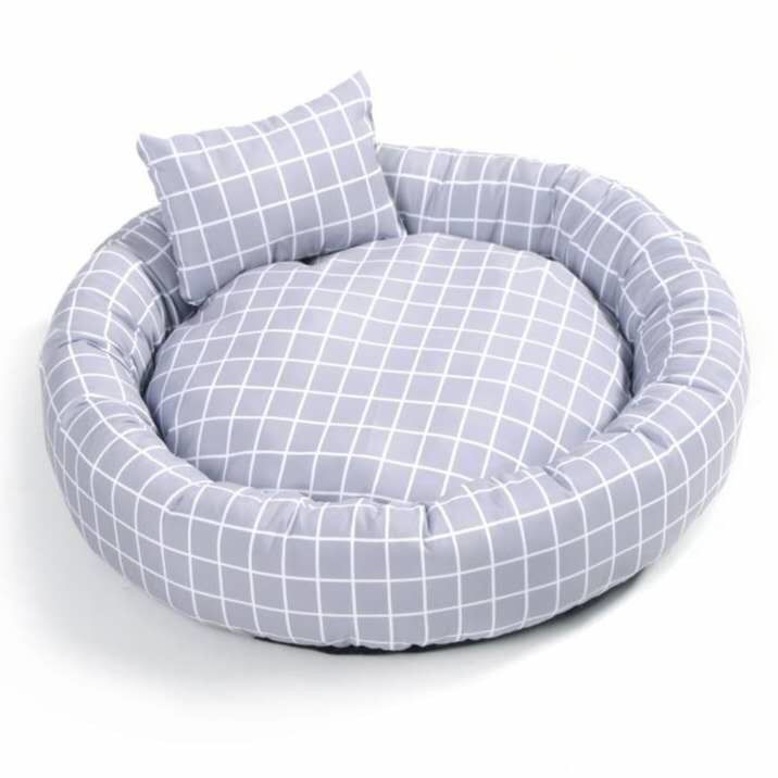 ขายส่งรอบนุ่มอบอุ่นสัตว์เลี้ยงเตียงกับหมอนโดนัท Cuddler แมวสุนัขเตียงสัตว์เลี้ยงเตียงหรูหรากับด้านล่างกันลื่น