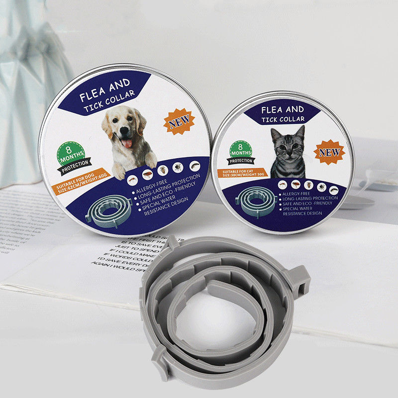 Hallupets Pet Grooming Tools ปลอกคอหมัดและเห็บปรับได้สำหรับลูกสุนัข 8 เดือน Cats