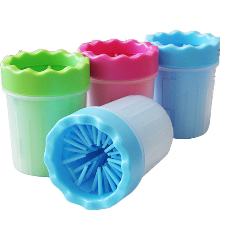 Pets Massager สุนัข เครื่องมือทำความสะอาดที่ถอดออกได้สะดวกสบาย Dogs Claw Wash Cup