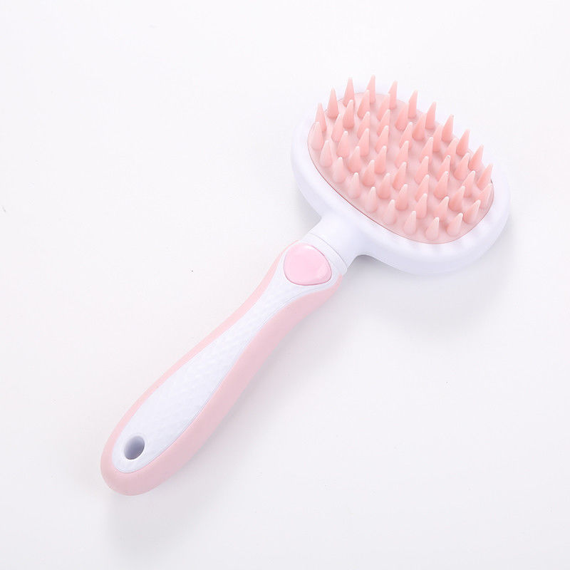 แปรงนวดสุนัขฟันอ่อน 92g 19.5*9*5cm Cat Grooming Brush Comb