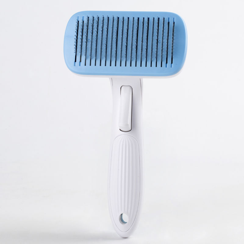 Au-To Pet Hair Remover Slicker Pet Shedding Brush หวีสำหรับสุนัข Cat BSCI Certification