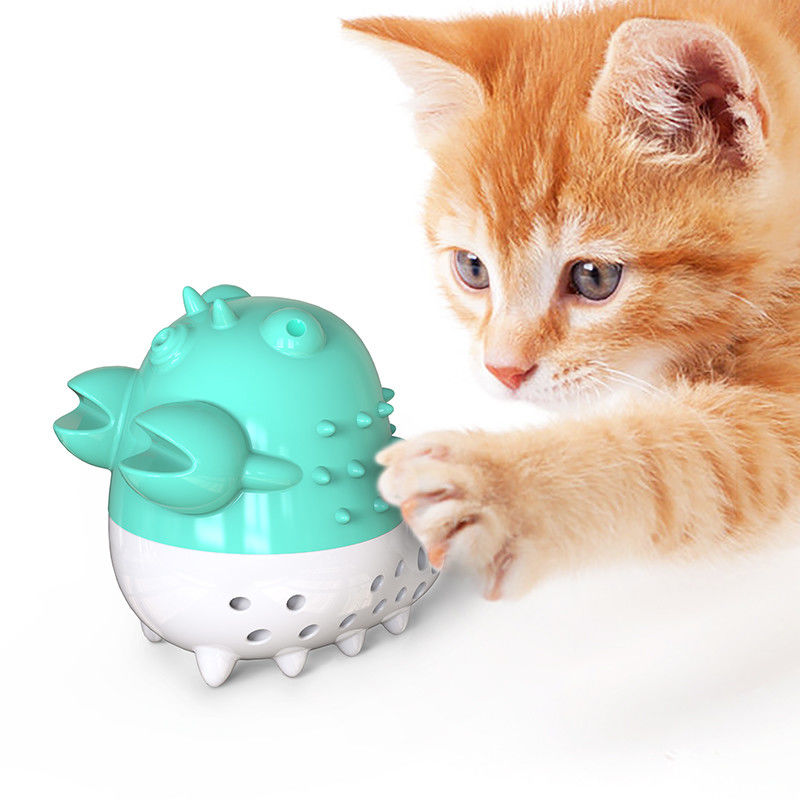 Crayfish Cat Grooming Tools แปรงสีฟัน Chew Balls Catnip Cleaning And Grooming ของเล่นฟันด้วยเสียง