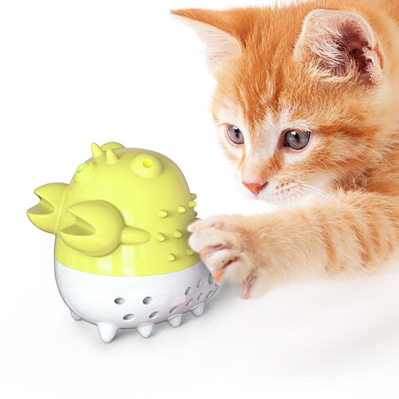 Crayfish Cat Grooming Tools แปรงสีฟัน Chew Balls Catnip Cleaning And Grooming ของเล่นฟันด้วยเสียง