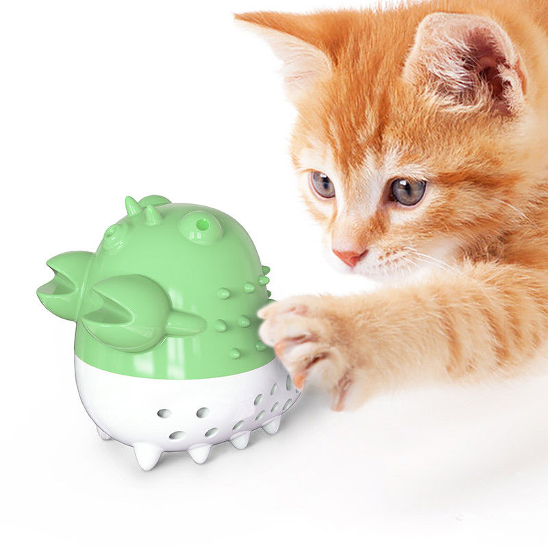 Crayfish Cat Grooming Tools แปรงสีฟัน Chew Balls Catnip Cleaning And Grooming ของเล่นฟันด้วยเสียง
