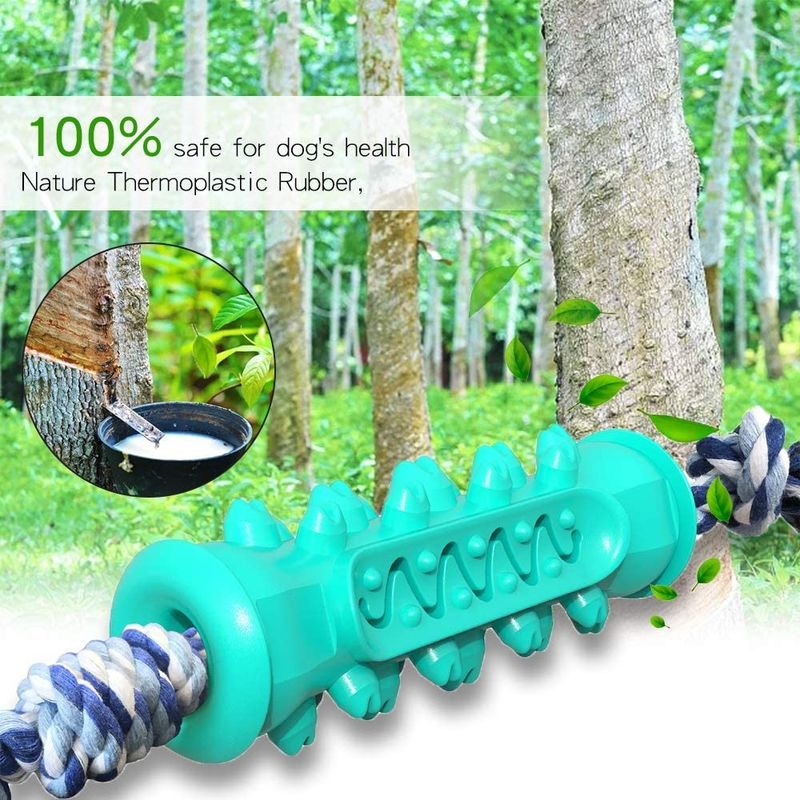 ของเล่นเคี้ยวยางปลอดสารพิษสำหรับการงอกของฟันลูกสุนัข 15-30 ปอนด์ สุนัข ปรับปรุงสุขอนามัยทางทันตกรรม