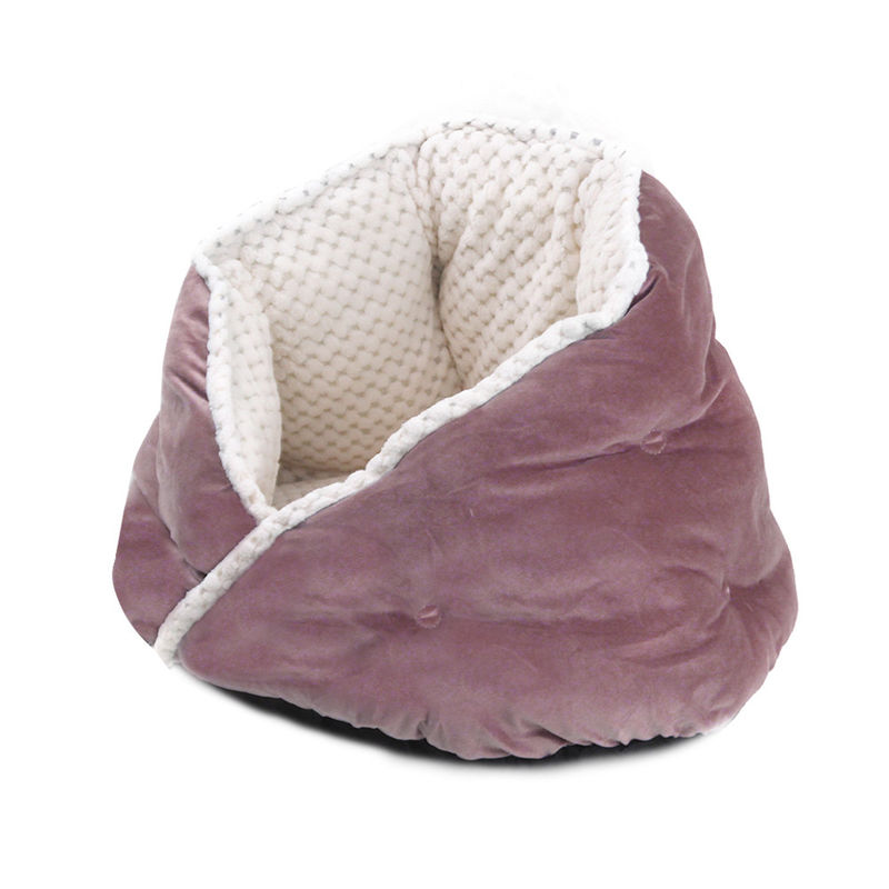 Plush Warm Soft Cat Dog Bed สัตว์เลี้ยงซักได้เตียง Deep Sleep Cats Dogs Cave