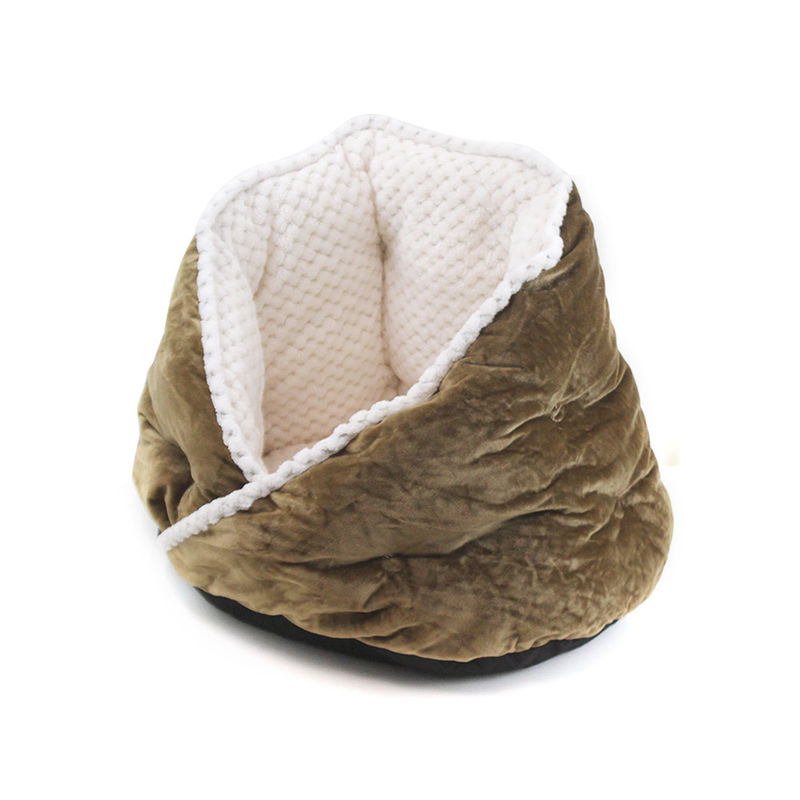 Plush Warm Soft Cat Dog Bed สัตว์เลี้ยงซักได้เตียง Deep Sleep Cats Dogs Cave