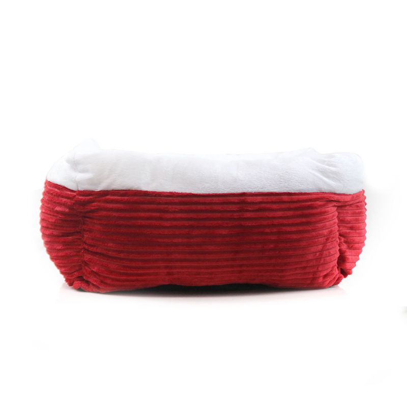 สี่เหลี่ยมผืนผ้าตุ๊กตาสุนัข Cat Bed Self-Warming Deep Sleep Pet Bed Corduroy สัตว์เลี้ยงเตียงล้างทำความสะอาดได้สบาย Dog โซฟา