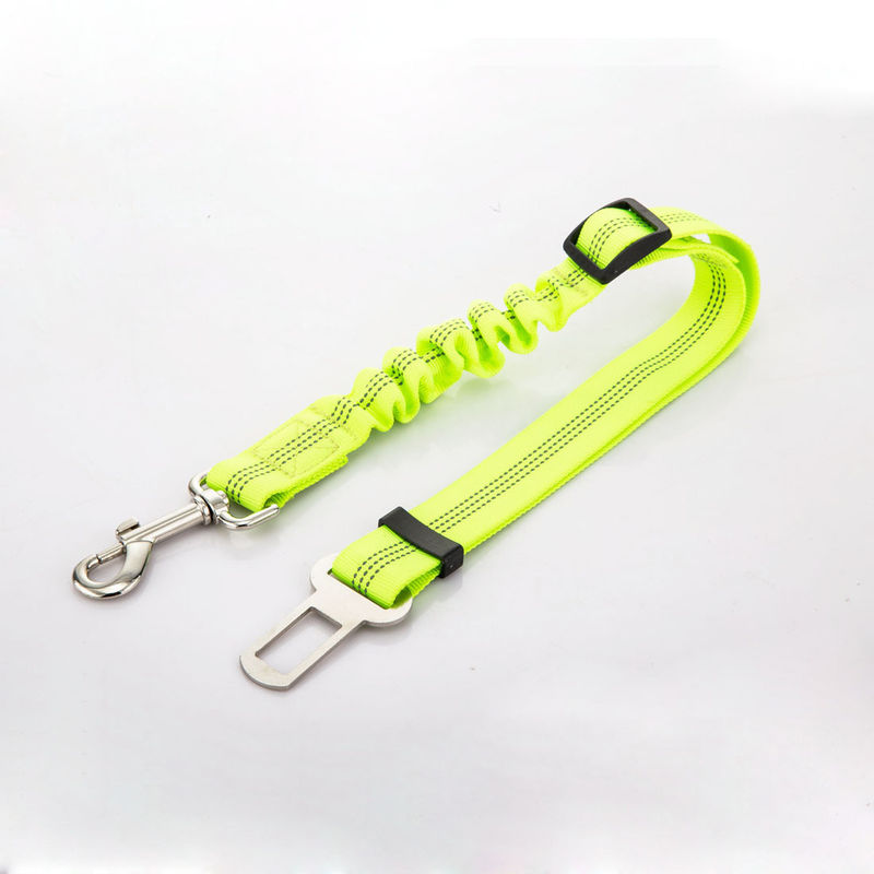 Para Mascotas สายจูงสุนัขแบบปรับได้สำหรับสุนัขสัตว์เลี้ยง สุนัข Cat Car Seat Belt