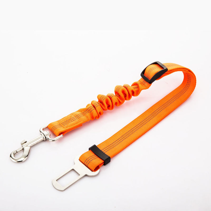 Para Mascotas สายจูงสุนัขแบบปรับได้สำหรับสุนัขสัตว์เลี้ยง สุนัข Cat Car Seat Belt
