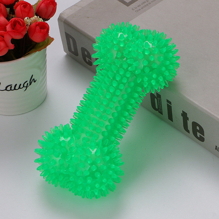 BSCI ของเล่นกัดฟันกรามน่ารัก Dog Chew Toys Squeaky Bone With Massage Particle