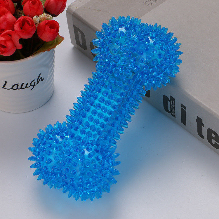 BSCI ของเล่นกัดฟันกรามน่ารัก Dog Chew Toys Squeaky Bone With Massage Particle