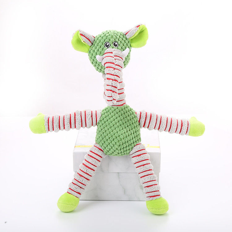 ผ้าฝ้าย Plush Squeaky Dog ของเล่น Interactive Dog Chew ของเล่น, ตุ๊กตาลูกสุนัข Chew ของเล่นสำหรับทำความสะอาดฟัน, เล็ก, กลาง, ใหญ่