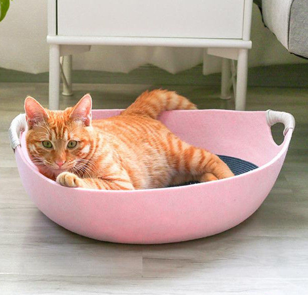 รู้สึกแมวรังสำหรับสัตว์เลี้ยงปลอดภัย 100% รอบ nest cat dog bed cat bed nest