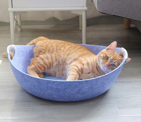 รู้สึกแมวรังสำหรับสัตว์เลี้ยงปลอดภัย 100% รอบ nest cat dog bed cat bed nest