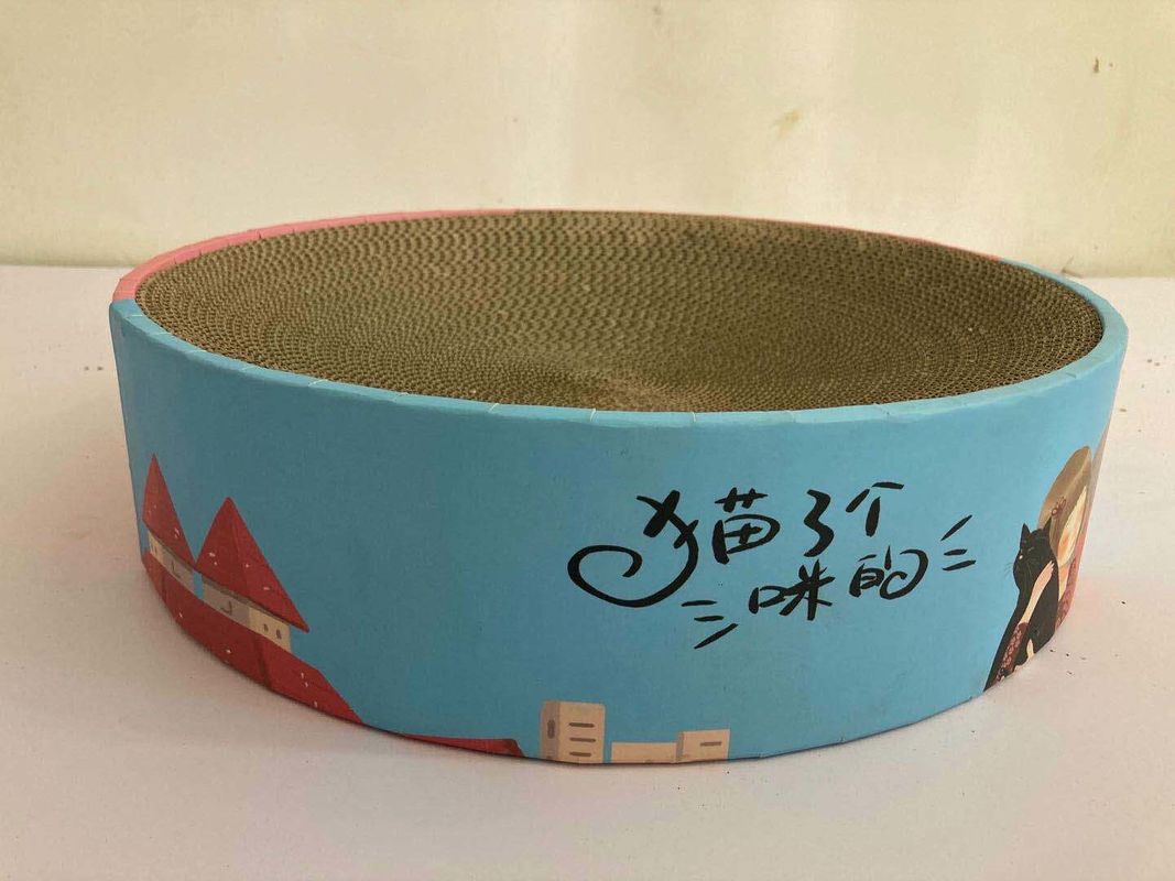 2 In1 Durable Round Cat Scratcher Bed Pad &amp; Lounge 1000g