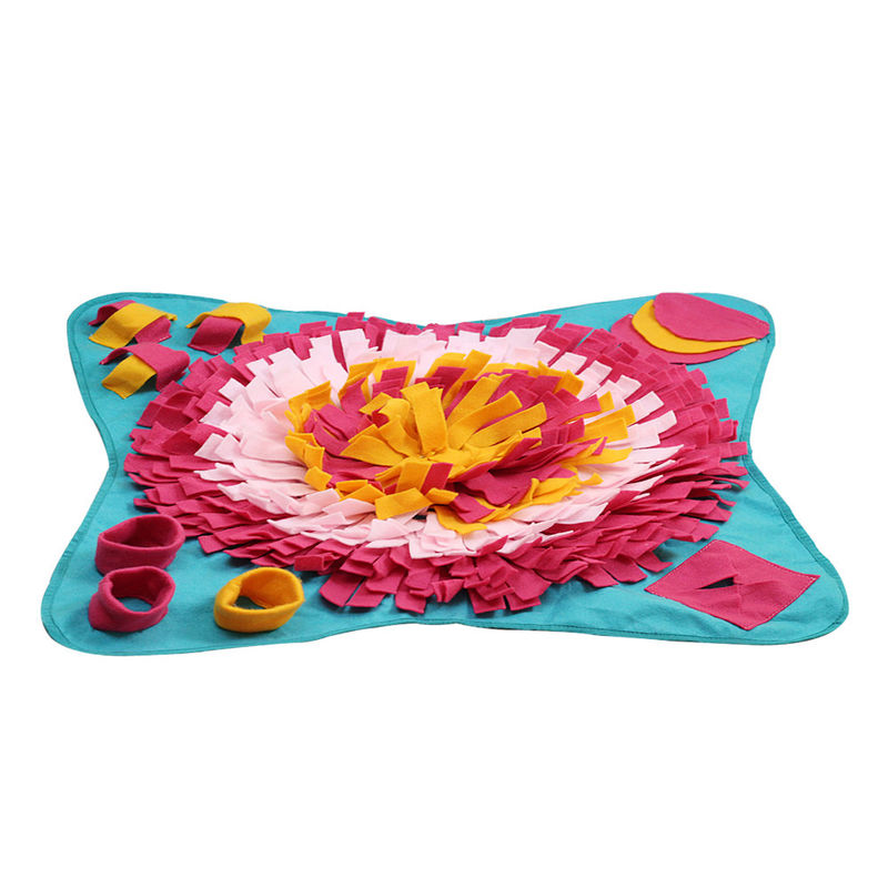 Oxfords Dog Sniff Mat 400g ปริศนาการบีบอัดที่ทนทานกีฬาของเล่นตุ๊กตา