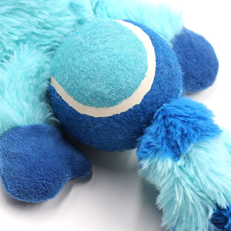 ของเล่นตุ๊กตาสุนัข Squeaky Fox Raccoon ทนต่อการกัด สุนัข Interactive Molar Toys