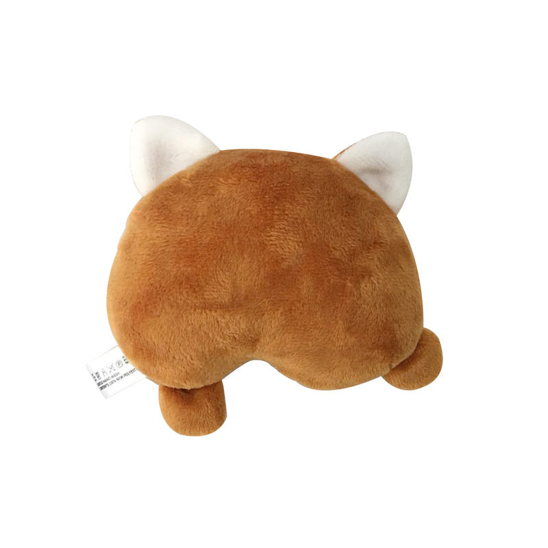 Corgi Butt Shape Dog ของเล่นสำหรับสัตว์เลี้ยง Soft Plush Dog Squeaky Toy 37g