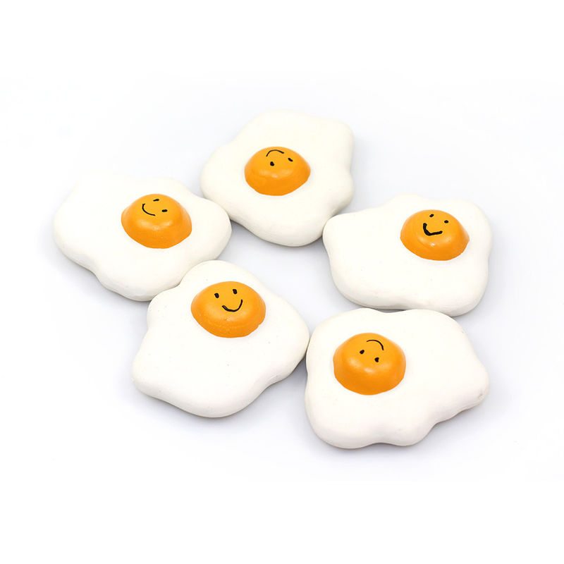 Egg squeaky chew สุนัข ของเล่นสำหรับสัตว์เลี้ยง การจำลองยาง ปลอดสารพิษ Interactive