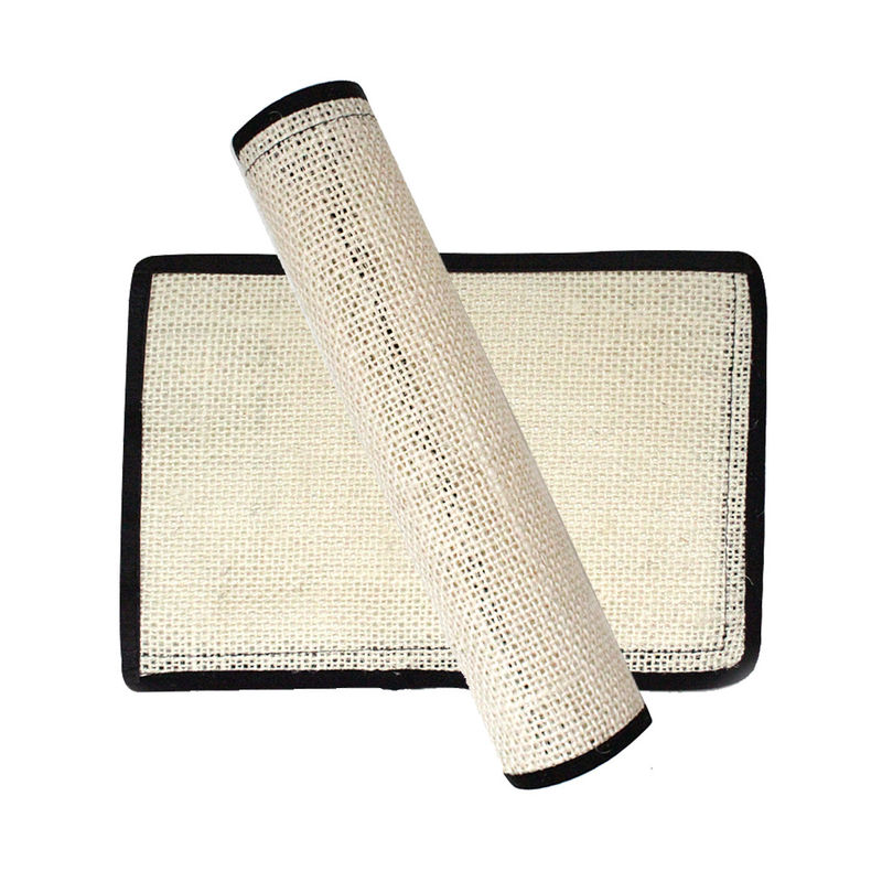 Ivory Color Cat Scratch Board ปกป้องขาโต๊ะ Sisal Hemp Cat Claw Toy