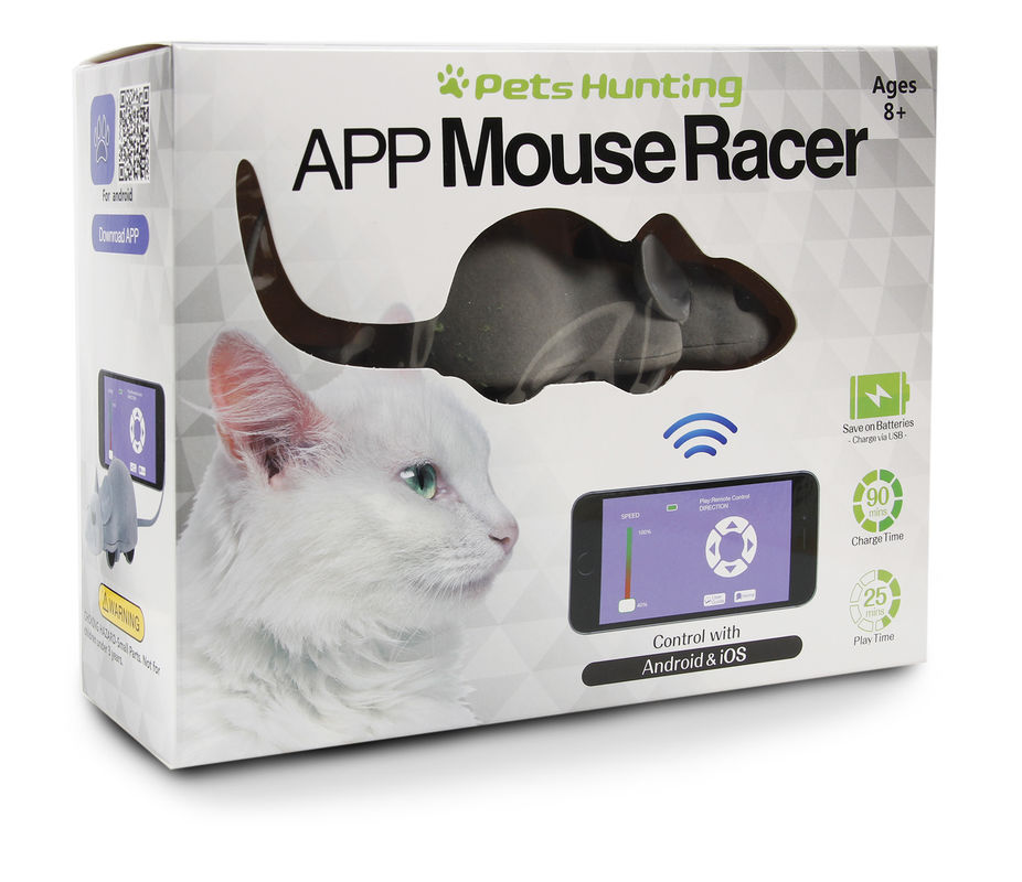 App Mouse Racer ของเล่นแมวควบคุมด้วย Android และ IOS Interactive