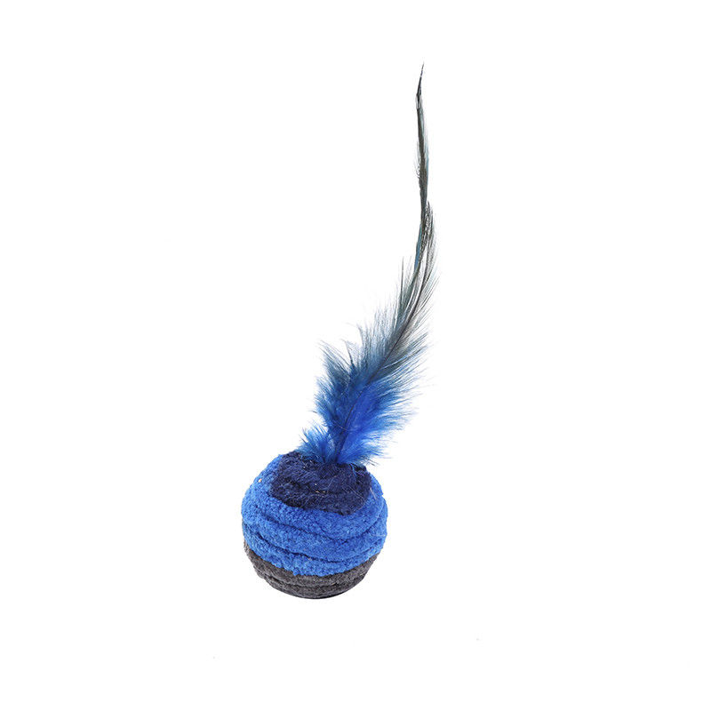 ของเล่นสัตว์เลี้ยงแมวตื่นเต้นในตัวเองสีน้ำเงินเข้ม เม้าส์ Cat Toy Anti Depression