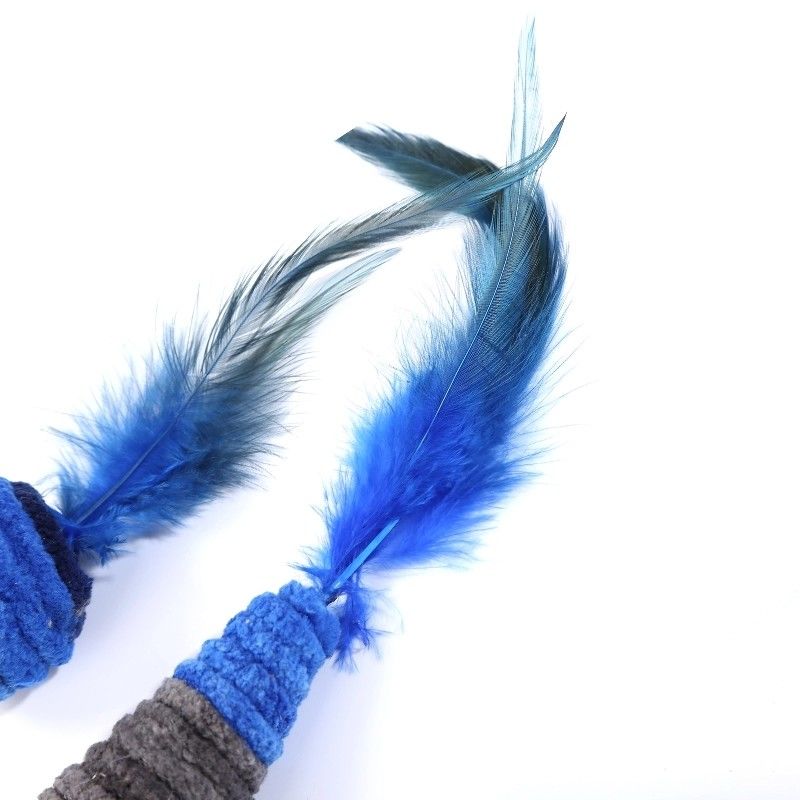 ของเล่นสัตว์เลี้ยงแมวตื่นเต้นในตัวเองสีน้ำเงินเข้ม เม้าส์ Cat Toy Anti Depression