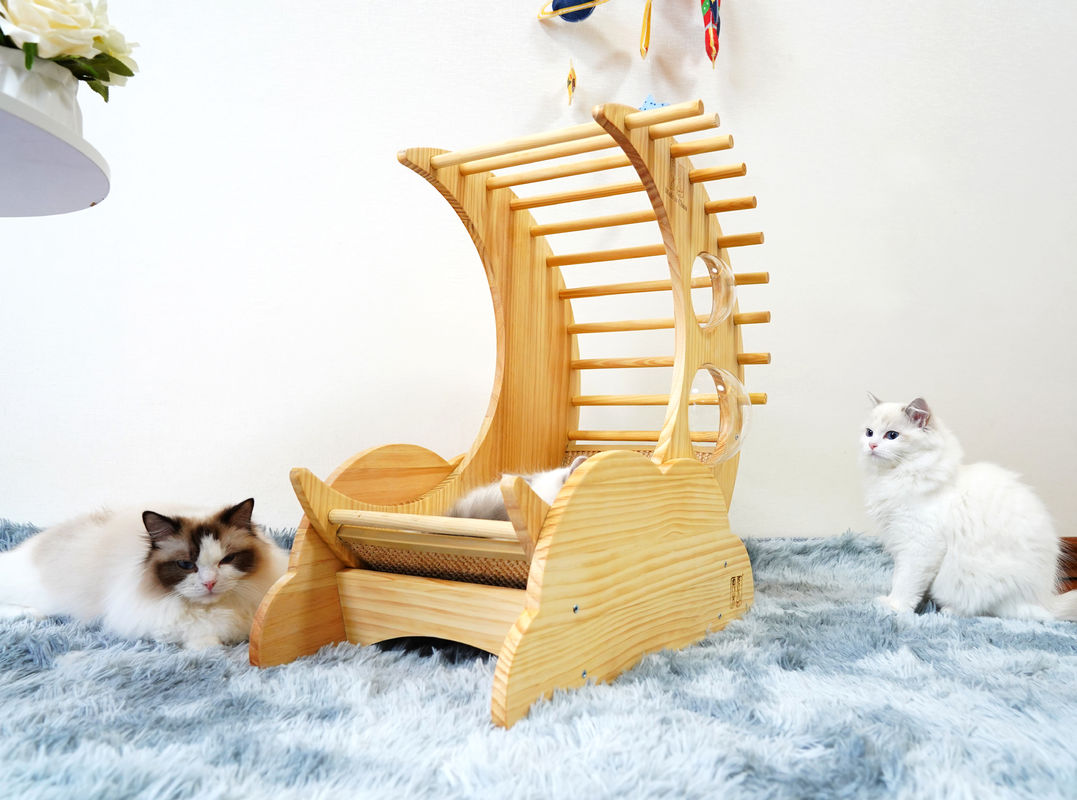Hallupets Cat Scratcher House Pet Condo บ้านต้นไม้เตียงแมว