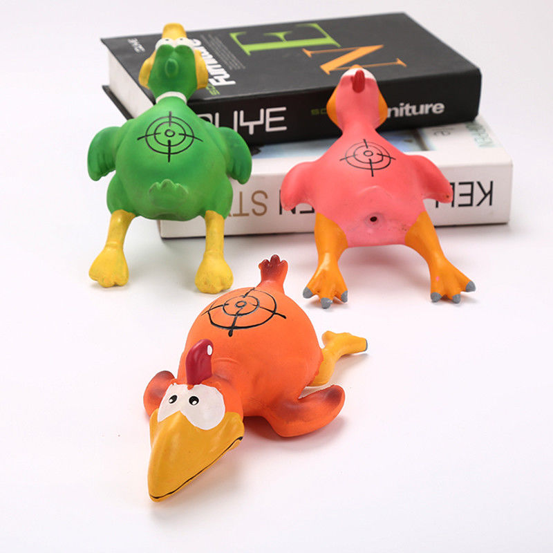 Pet Squeaky Dog Chewing Toy น้ำยางกรามกรีดร้องตุรกี 23cm