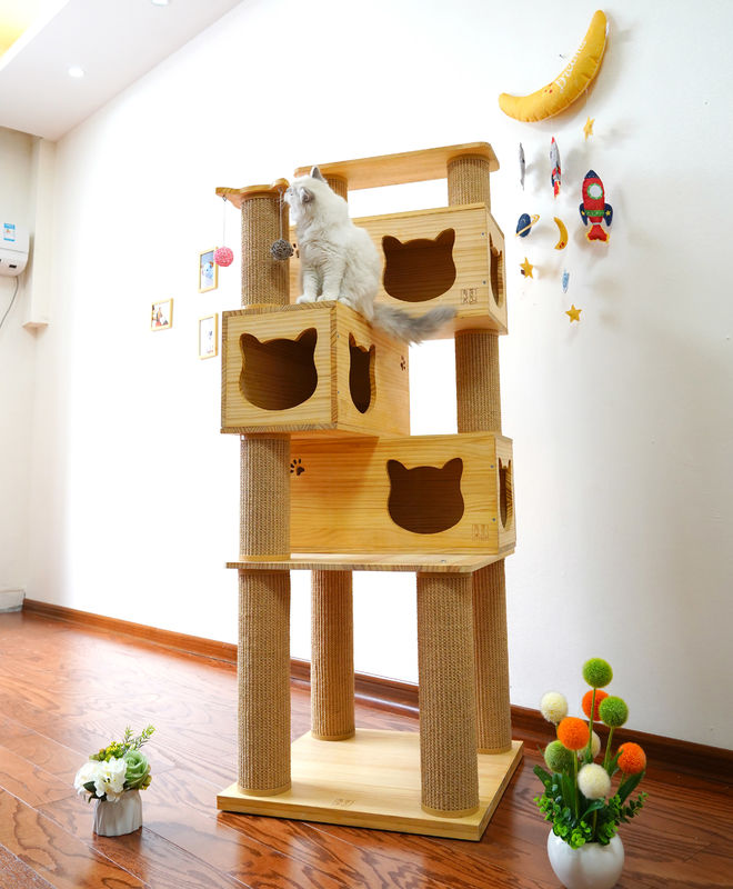 Safety Deluxe Cat Climbing Tree Tower