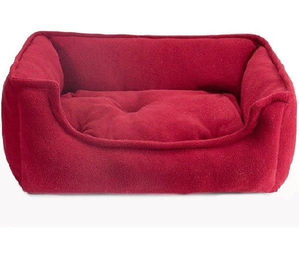 ที่นอนสุนัขนอนหลับลึกกระดูกและข้อซักล้างทำความสะอาดได้ Fluffy Dog Mat Soft Warm For Teddy