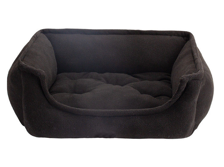 ที่นอนสุนัขนอนหลับลึกกระดูกและข้อซักล้างทำความสะอาดได้ Fluffy Dog Mat Soft Warm For Teddy