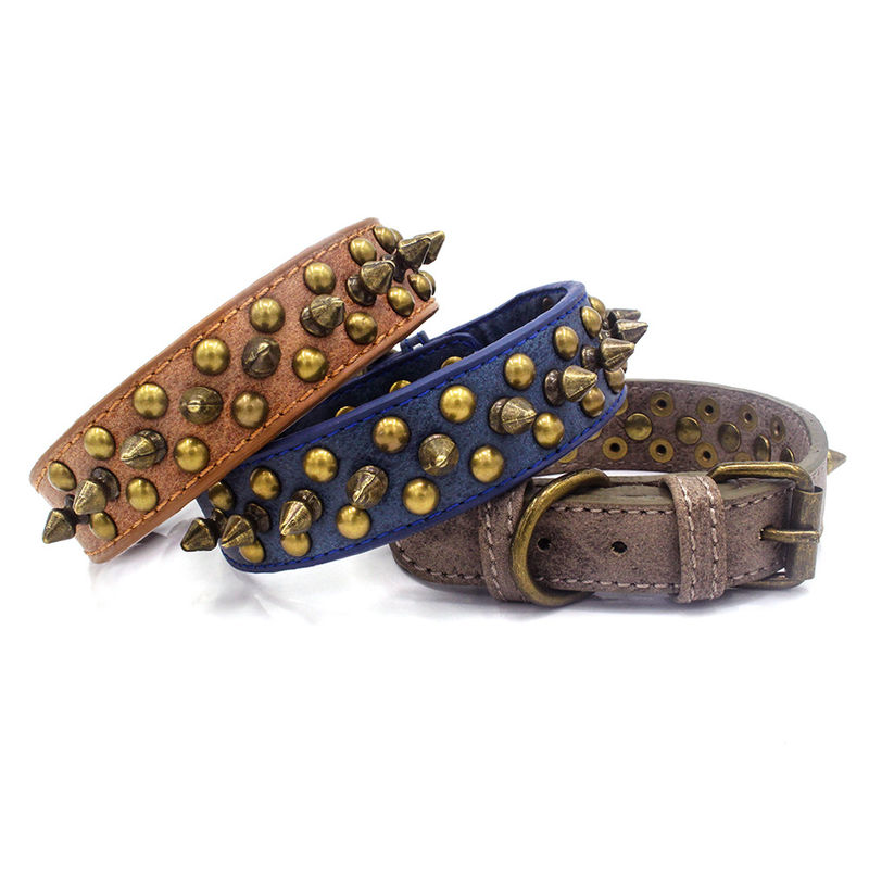 Professional ส่วนบุคคล Retro โซฟาหนัง PU Solid ทนทาน Rivet Gentility ชายปลอกคอ
