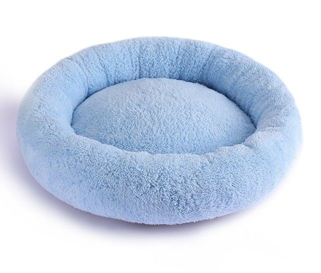 Luxury Plush Soft Round Donut Dog Bed เบาะรองนั่งซักได้โซฟา 560g สำหรับ Cat