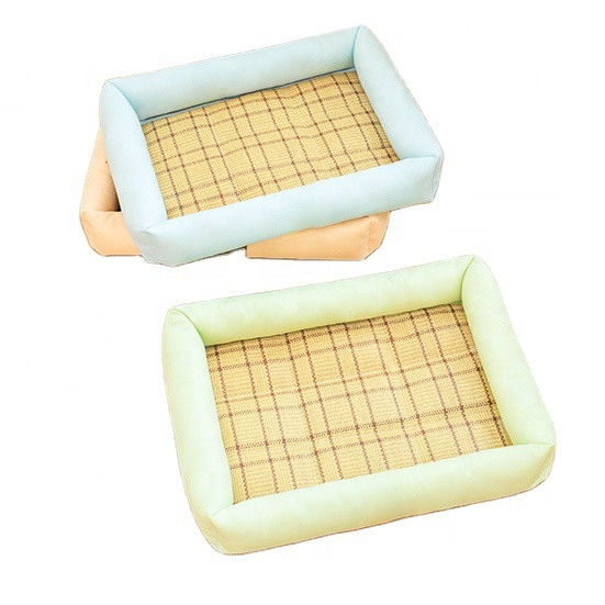 คูลลิ่งฟางแบมบู Cozy Summer Dog Bed 650g เตียงนอนลูกสุนัข