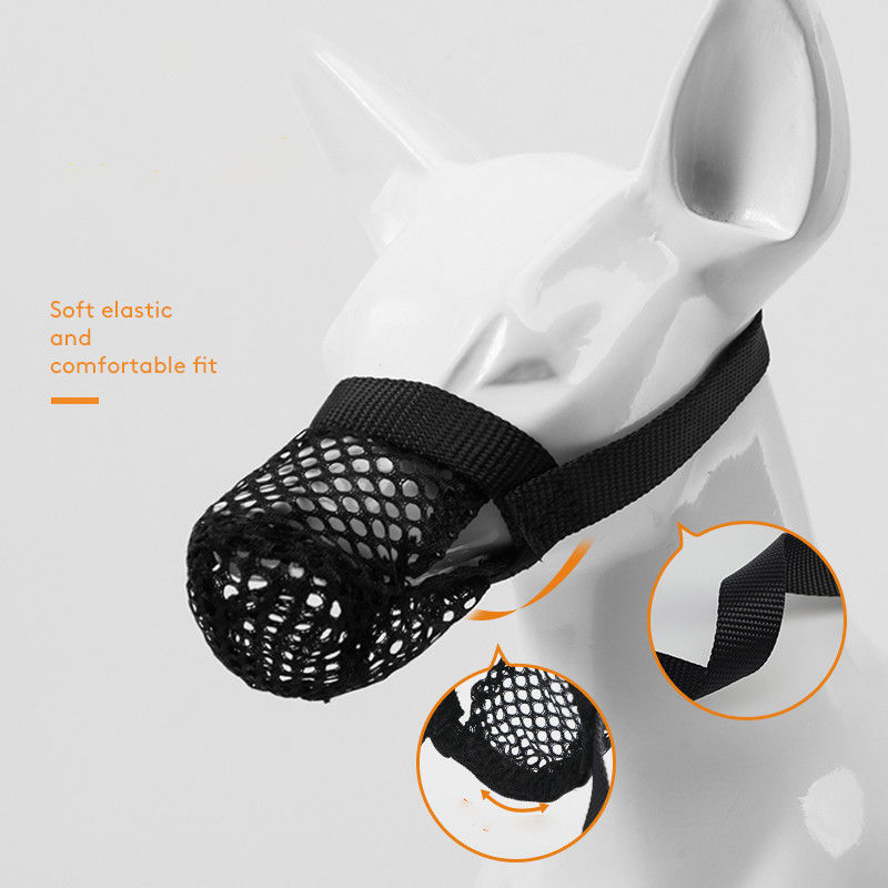 Anti-misfeeding ทนทานปรับคุณภาพสูง Breathable สุนัข Muzzles สบาย Dog Mouth Cover