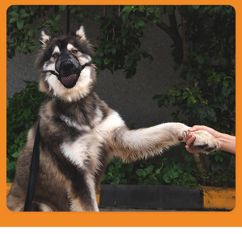 Anti-misfeeding ทนทานปรับคุณภาพสูง Breathable สุนัข Muzzles สบาย Dog Mouth Cover