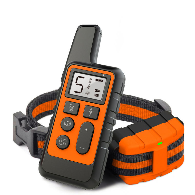 Pet Treats 1000Feet Dog Care Training Collar ปลอกคอแบบชาร์จไฟได้สำหรับสุนัขขนาดใหญ่