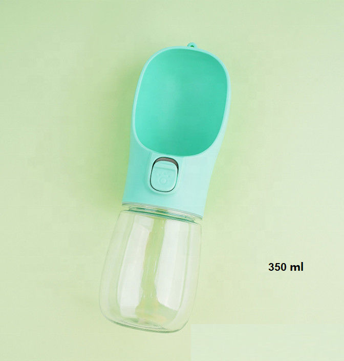 Travel Drink Carre Cup Leak Proof Dog Bowl ขวดน้ำสำหรับ Outdoor BPA Free 350ML