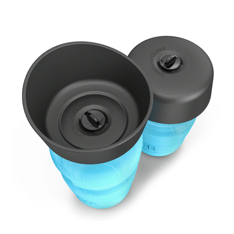 ขวดน้ำสัตว์เลี้ยงแบบพับได้ขนาด 18 ออนซ์สำหรับสุนัข BPA Free