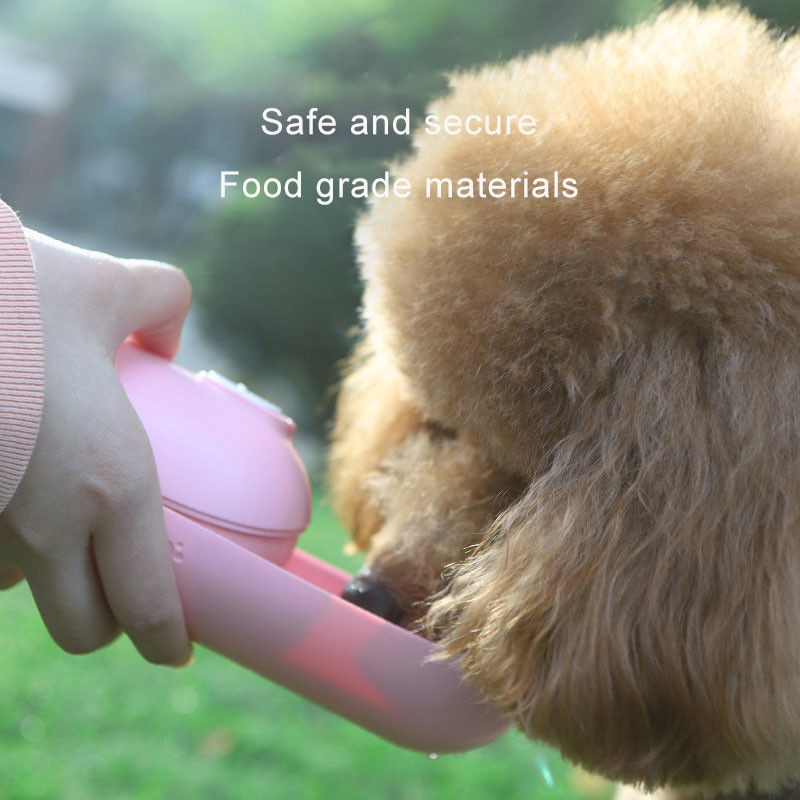 300ml 10 Oz Small Portable Travel Dog ขวดน้ำของฝาปิดเลื่อน Fall Proof Fountains